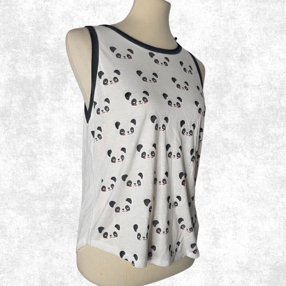 Revive KAWAII Panda Face Tank Top – Size Large